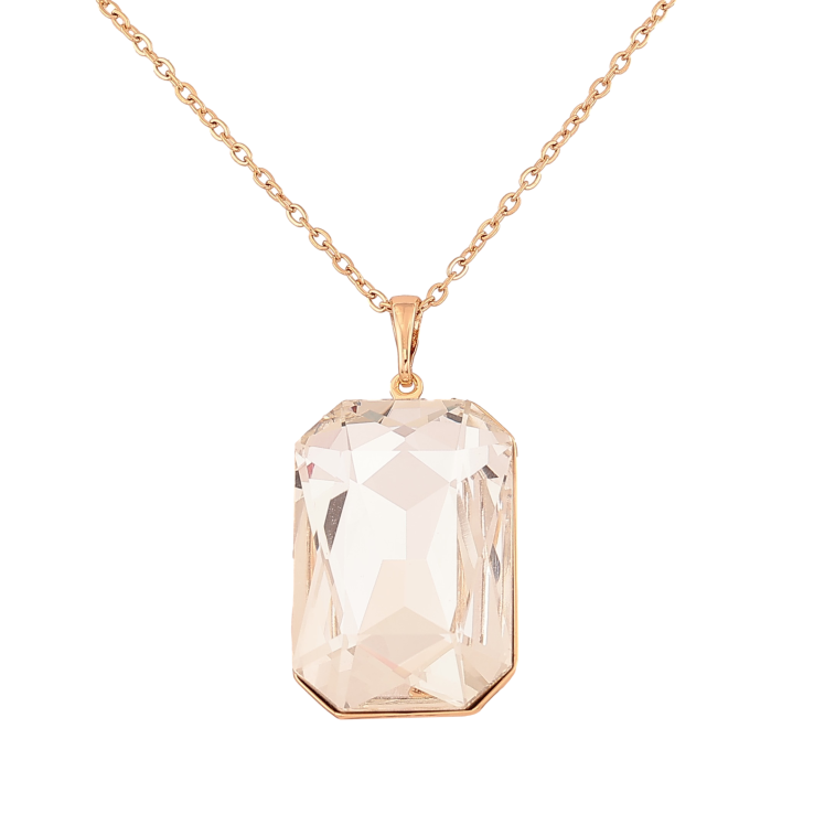 Кулон на ланцюжку Xuping колір 18K з кр-ми Swarovski "Кристал Clear, 19х28мм" довжина 40-45см х 1.5мм фото №12 Кулон на ланцюжку Xuping колір 18K з кр-ми Swarovski "Кристал Clear, 19х28мм" довжина 40-45см х 1.5мм фото №12