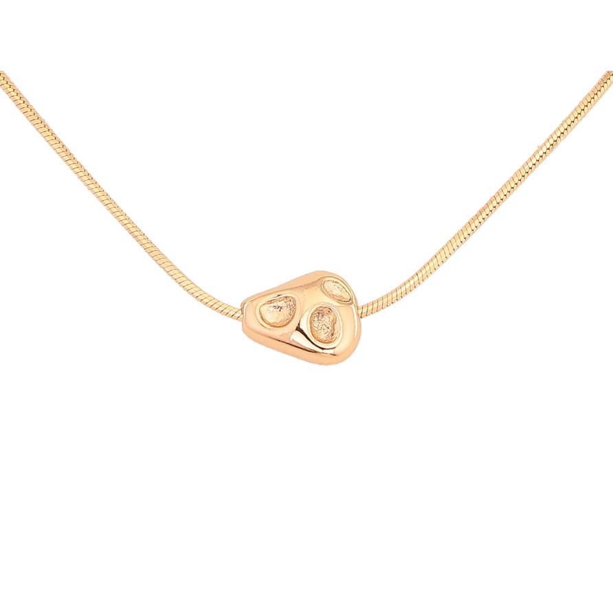 Кулон на цепочке Xuping цвет Позолота 18К "Декоративная бусина" длина 42-45см х 1мм фото №1