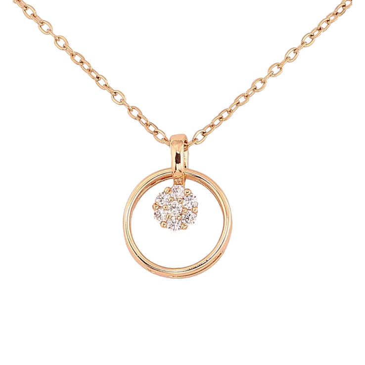 Кулон на ланцюжку Xuping колір Позолота 18К "Кристал у кільці" довжина 43-46см х 1.5мм фото №8 Кулон на ланцюжку Xuping колір Позолота 18К "Кристал у кільці" довжина 43-46см х 1.5мм фото №8