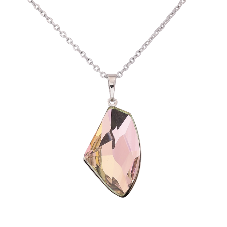 Кулон на ланцюжку Xuping колір Родій з кр-ми Swarovski "Кристал Vitrail Light, 17х28мм" довжина 41-46см х 1.5мм фото №12 Кулон на ланцюжку Xuping колір Родій з кр-ми Swarovski "Кристал Vitrail Light, 17х28мм" довжина 41-46см х 1.5мм фото №12