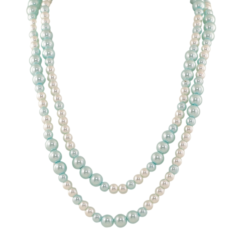 Бусы "Нить бирюзовых бусин"  длина 114см х 6-8мм фото №7