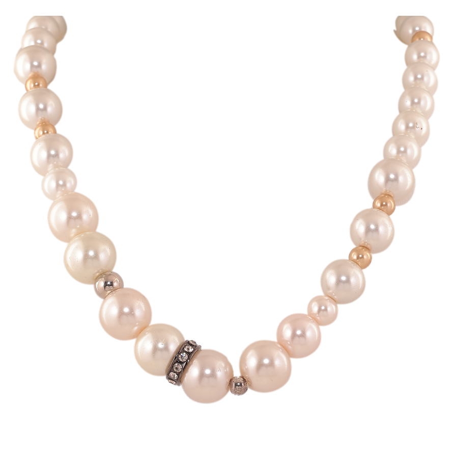 Бусы "Нить жемчужных бусин" длина 52см х 5-13мм фото №1 Бусы "Нить жемчужных бусин" длина 52см х 5-13мм фото №1