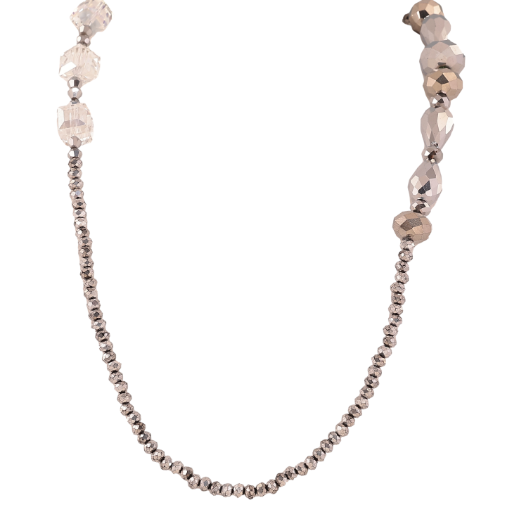 Бусы на резинке "Узор из бусин"  длина 62см х 4-14мм фото №23