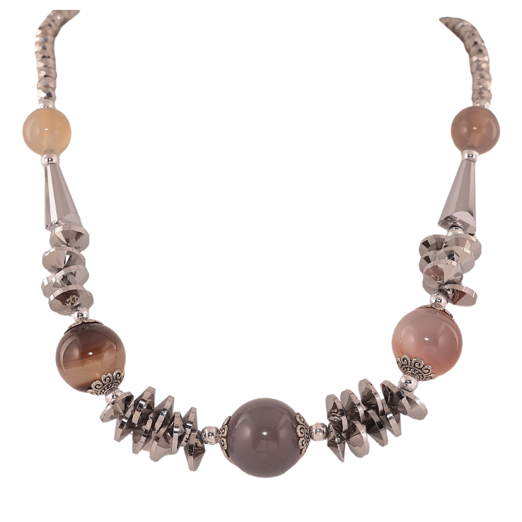 Бусы "Декоративный узор"  длина 48см х 4-14мм фото №24