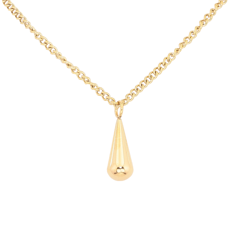 Підвіска на ланцюжку Нержавіюча сталь "Крапелька" довжина 41-46см х 2мм фото №23