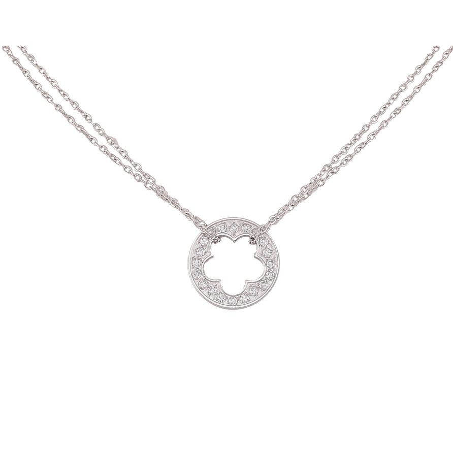 Подвеска на цепочке Нержавеющая сталь "Цветочек" довжина 41-46см х 2мм фото №1