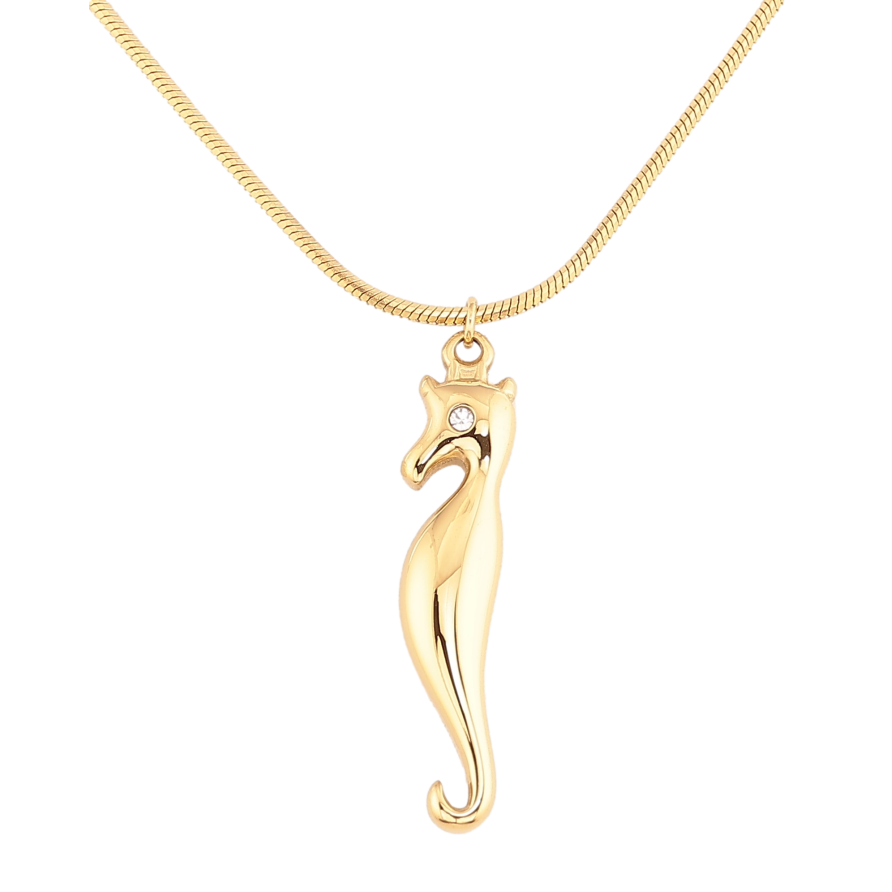 Підвіска на ланцюжку Нержавіюча сталь "Морський коник" довжина 57-62см х 2мм фото №1 Підвіска на ланцюжку Нержавіюча сталь "Морський коник" довжина 57-62см х 2мм фото №1