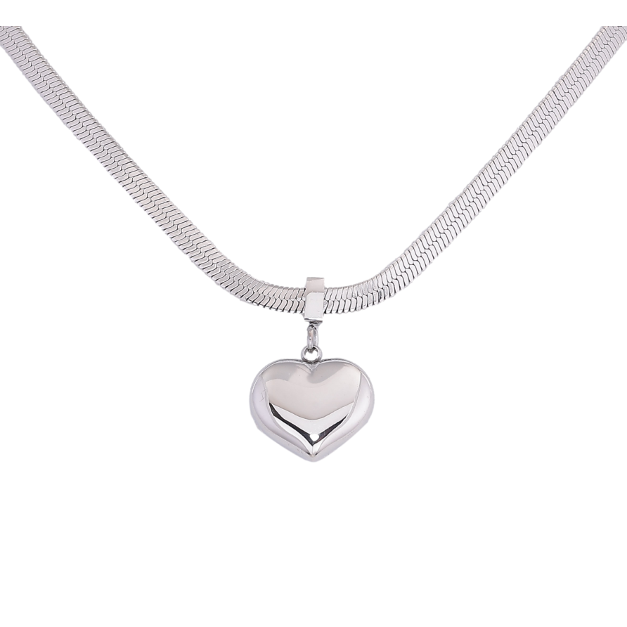 Подвеска на цепочке Нержавеющая сталь "Сердечко" длина 41-46см х 3мм фото №1 Подвеска на цепочке Нержавеющая сталь "Сердечко" длина 41-46см х 3мм фото №1