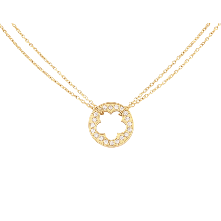 Підвіска на ланцюжку Нержавіюча сталь "Квіточка" довжина 41-46см х 2мм фото №3