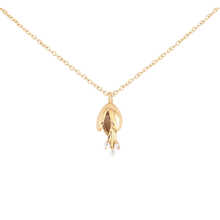 Підвіска на ланцюжку Нержавіюча сталь "Квіточки" довжина 41-46см х 1мм фото №10