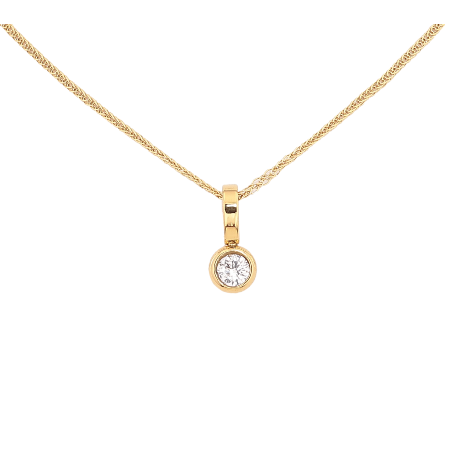 Підвіска на ланцюжку Нержавіюча сталь "Кристал, ø 6мм" довжина 41-46см х 1.5мм фото №1