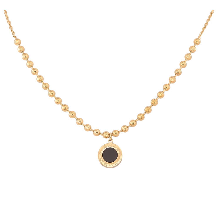 Підвіска на ланцюжку Xuping ТТМ Stainless Steel колір 14К "Циферблат" довжина 46-51см х 1.5-3мм фото №18