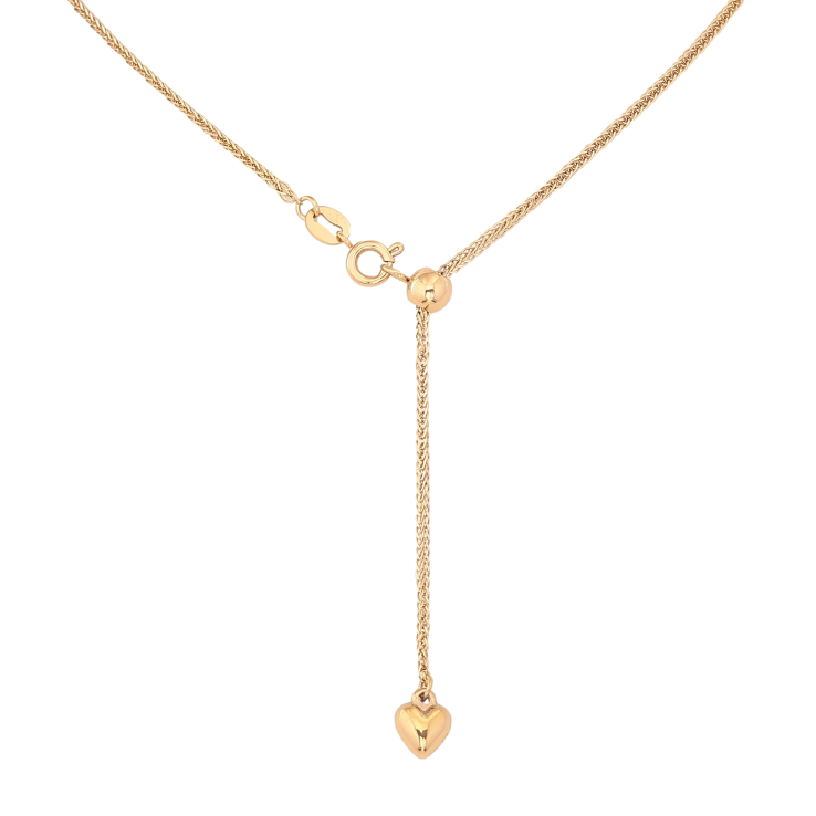 Подвеска на цепочке Xuping цвет Позолота 14K "Сердечко" длина 50см х 2мм фото №20