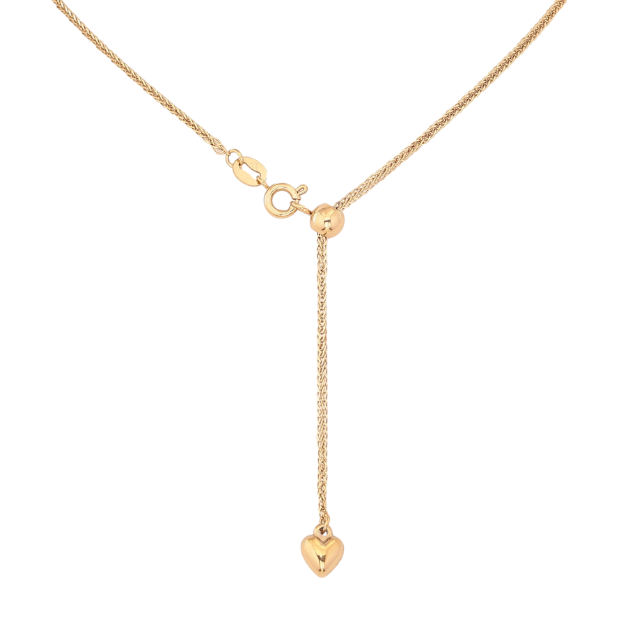 Подвеска на цепочке Xuping цвет Позолота 14K "Сердечко" длина 50см х 2мм фото №1
