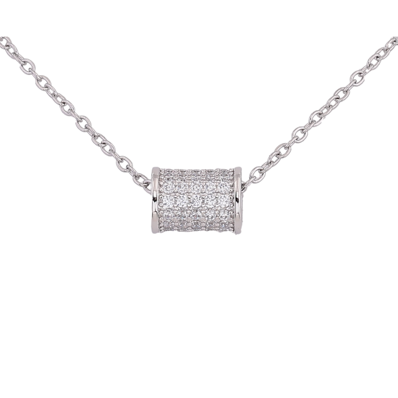 Подвеска на цепочке Xuping цвет Родий "Декоративная бусина с инкрустацией кристаллами" размер 46-51см х 1.5мм фото №1 Подвеска на цепочке Xuping цвет Родий "Декоративная бусина с инкрустацией кристаллами" размер 46-51см х 1.5мм фото №1