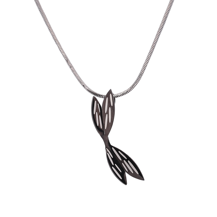 Подвеска на цепочке "Стрекоза" длина 77см х 2мм фото №5