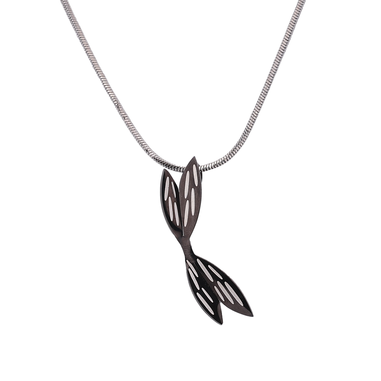 Подвеска на цепочке "Стрекоза" длина 77см х 2мм фото №1