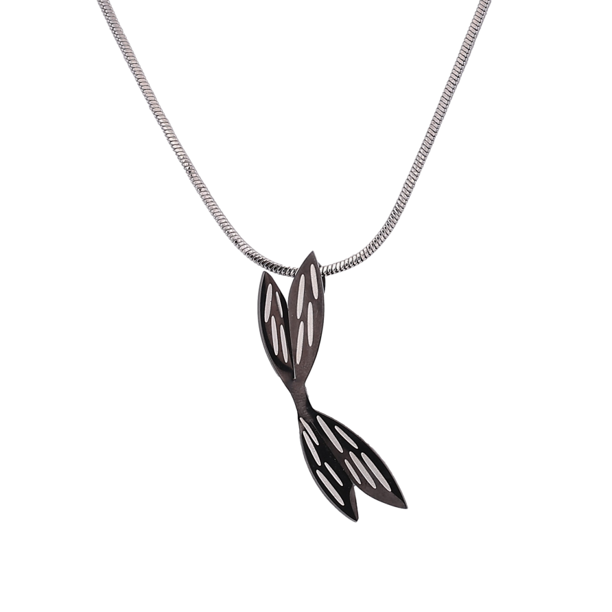 Подвеска на цепочке "Стрекоза" длина 77см х 2мм фото №1