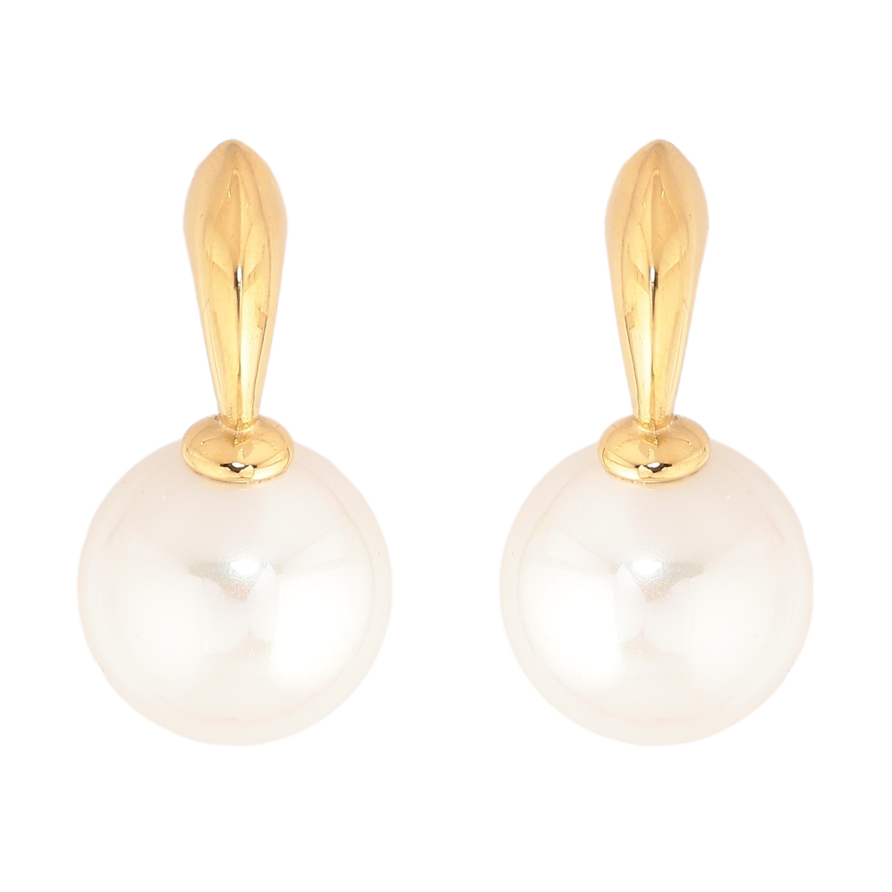 Сережки Нержавіюча сталь пусети "Перлини" фото №1