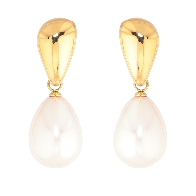 Серьги Нержавеющая сталь пусеты "Жемчужные подвески" фото №1 Серьги Нержавеющая сталь пусеты "Жемчужные подвески" фото №1