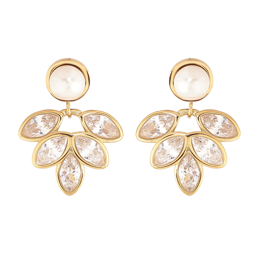 Серьги Нержавеющая сталь пусеты "Кристальные подвески" фото №1 Серьги Нержавеющая сталь пусеты "Кристальные подвески" фото №1