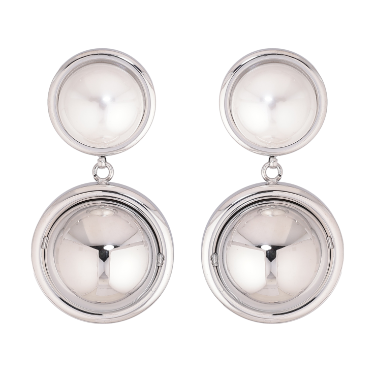 Сережки Нержавіюча сталь пусети "Підвіски з перлинами" фото №9