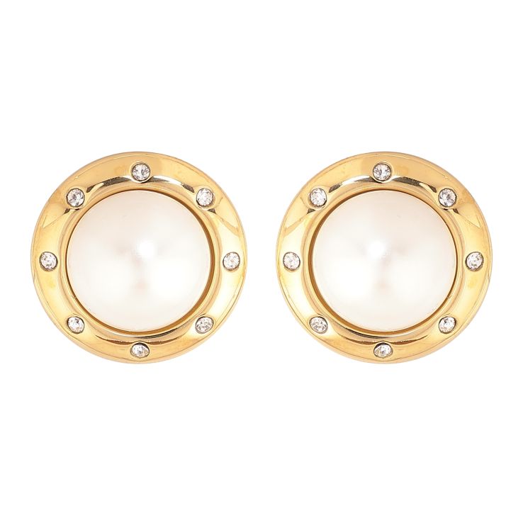 Сережки Нержавіюча сталь пусети "Перлини у декоративній оправі" фото №20 Сережки Нержавіюча сталь пусети "Перлини у декоративній оправі" фото №20