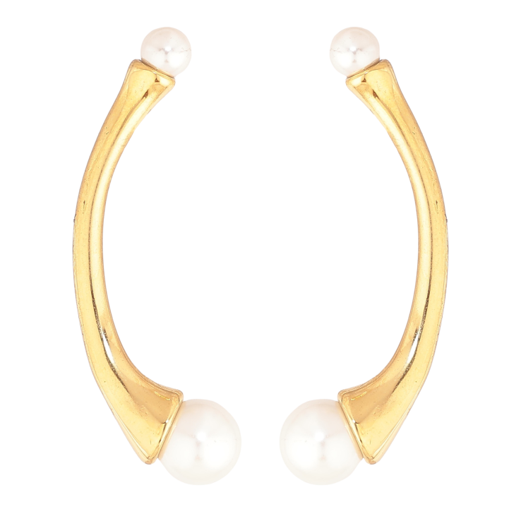 Сережки Нержавіюча сталь пусети "Візерунок з перлинами" фото №14 Сережки Нержавіюча сталь пусети "Візерунок з перлинами" фото №14