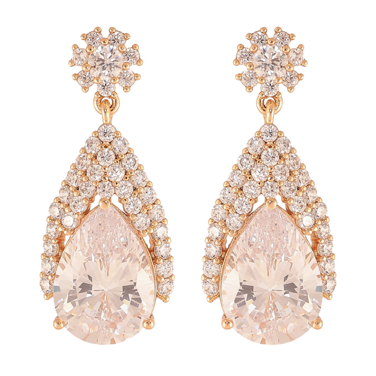 Серьги Xuping JEAN GOUJON цвет Позолота 18K пусеты "Утонченные кристальные подвески" фото №11 Серьги Xuping JEAN GOUJON цвет Позолота 18K пусеты "Утонченные кристальные подвески" фото №11
