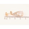 Серьги Xuping JEAN GOUJON цвет Позолота 18K пусеты "Утонченные кристальные подвески" фото №2 Серьги Xuping JEAN GOUJON цвет Позолота 18K пусеты "Утонченные кристальные подвески" фото №2