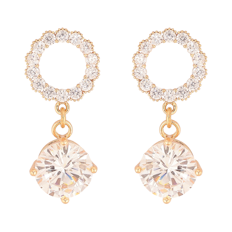 Серьги Xuping M&L цвет 18K пусеты "Кристальные подвески" фото №15 Серьги Xuping M&L цвет 18K пусеты "Кристальные подвески" фото №15