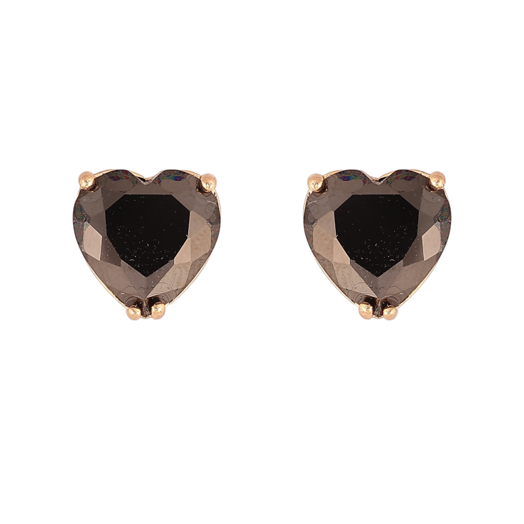 Серьги Xuping M&L цвет 18K пусеты "Черные кристальные сердечки" 9х9мм фото №6 Серьги Xuping M&L цвет 18K пусеты "Черные кристальные сердечки" 9х9мм фото №6
