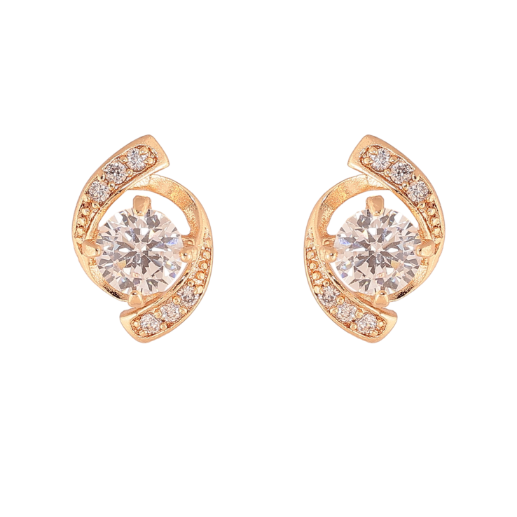 Серьги Xuping M&L цвет 18K пусеты "Декоративный узор с кристаллами" фото №19 Серьги Xuping M&L цвет 18K пусеты "Декоративный узор с кристаллами" фото №19