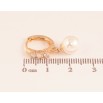 Серьги Xuping M&L цвет 18K подвески на колечках "Подвески с жемчужинами" фото №2