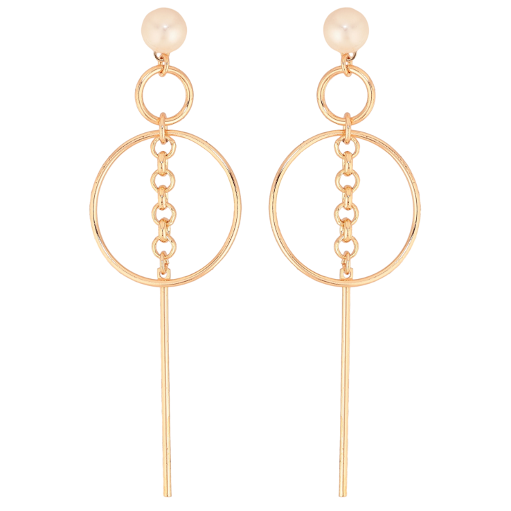 Серьги Xuping M&L цвет 18K пусеты "Декоративные подвески" фото №9