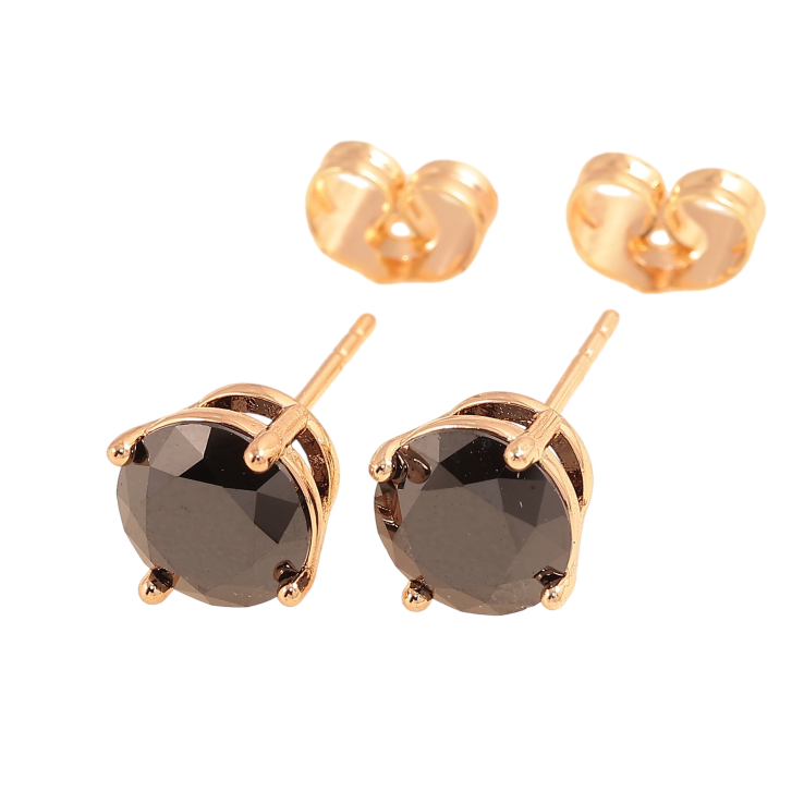 Серьги Xuping M&L цвет 18K пусеты "Черные кристаллы в 4-х крапановой оправе" ø 8мм фото №6 Серьги Xuping M&L цвет 18K пусеты "Черные кристаллы в 4-х крапановой оправе" ø 8мм фото №6