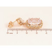 Серьги Xuping QQMM цвет Позолота 18K пусеты "Подвески с кристаллами" фото №2