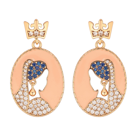 Сережки Xuping QQMM колір Позолота 18K пусети "Дівчина в сережках із перлів" фото №1 Сережки Xuping QQMM колір Позолота 18K пусети "Дівчина в сережках із перлів" фото №1