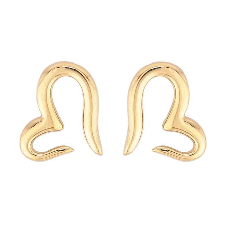 Сережки Xuping TTM Stainless Steel колір 14K пусети "Сердечка" фото №4 Сережки Xuping TTM Stainless Steel колір 14K пусети "Сердечка" фото №4