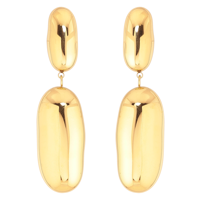 Серьги Xuping TTM Stainless Steel цвет 14К пусеты "Декоративные подвески" фото №1