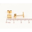 Серьги Xuping TTM Stainless Steel цвет 14K пусеты "Квадраты" 6х6мм фото №2 Серьги Xuping TTM Stainless Steel цвет 14K пусеты "Квадраты" 6х6мм фото №2