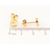 Серьги Xuping TTM Stainless Steel цвет 14K пусеты "Круги" ø 7мм фото №2 Серьги Xuping TTM Stainless Steel цвет 14K пусеты "Круги" ø 7мм фото №2