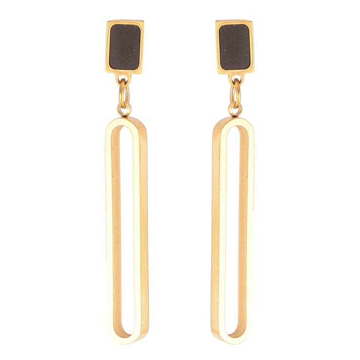 Сережки Xuping TTM Stainless Steel колір 14K пусети "Декоративні підвіски" фото №18 Сережки Xuping TTM Stainless Steel колір 14K пусети "Декоративні підвіски" фото №18