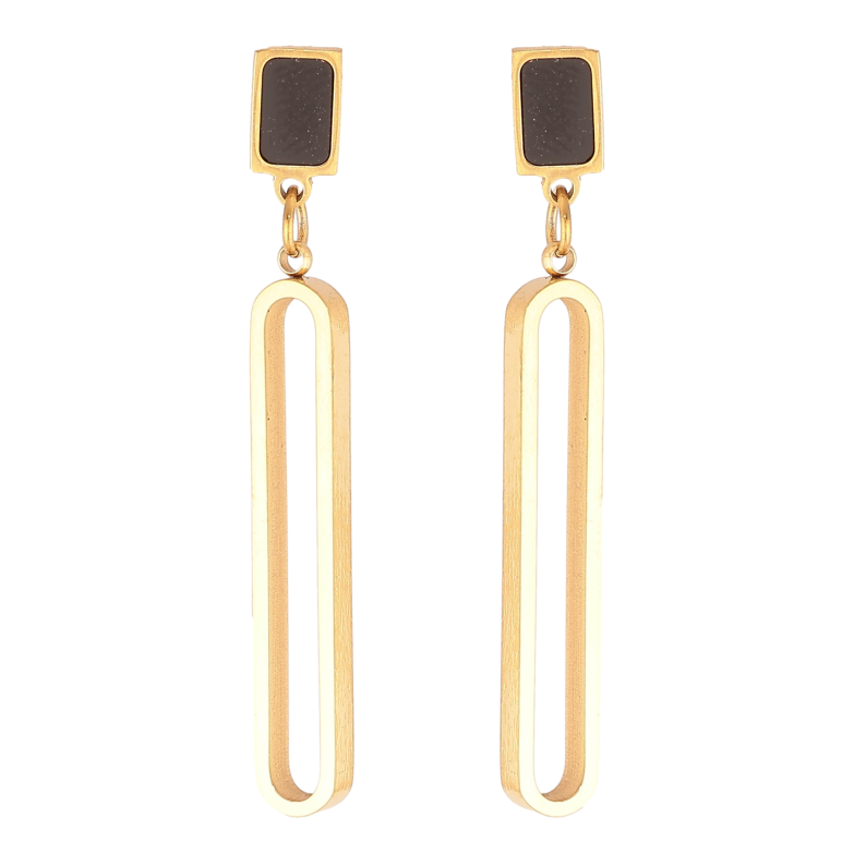 Сережки Xuping TTM Stainless Steel колір 14K пусети "Декоративні підвіски" фото №4 Сережки Xuping TTM Stainless Steel колір 14K пусети "Декоративні підвіски" фото №4