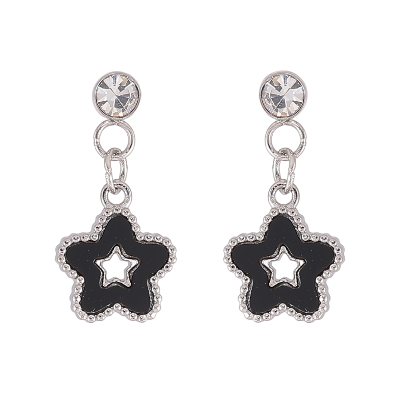 Серьги Xuping TTM Stainless Steel цвет Родий пусеты "Цветочки" фото №1 Серьги Xuping TTM Stainless Steel цвет Родий пусеты "Цветочки" фото №1