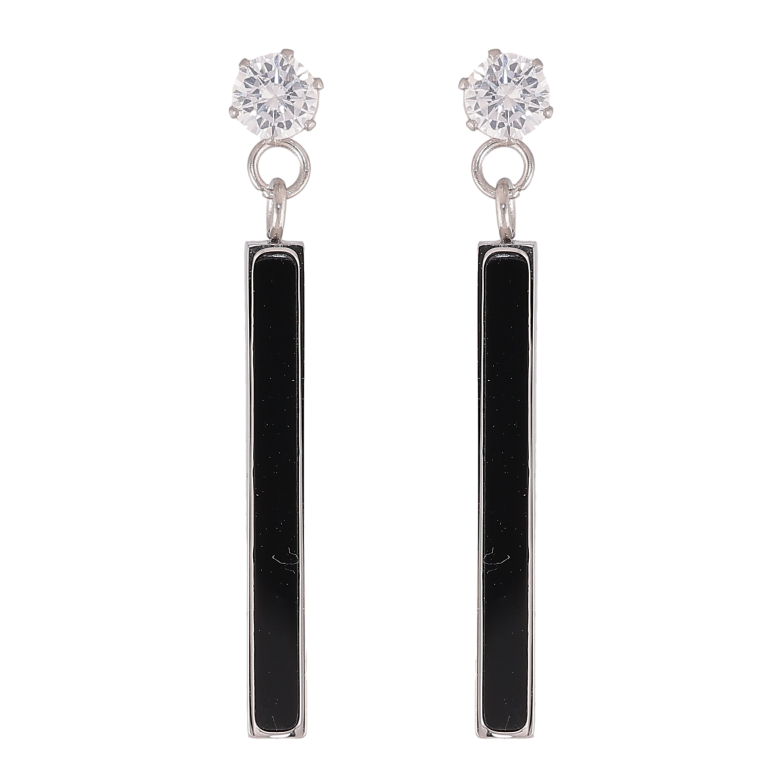 Сережки Xuping TTM Stainless Steel колір Родій пусети "Декоративні підвіски" фото №1 Сережки Xuping TTM Stainless Steel колір Родій пусети "Декоративні підвіски" фото №1