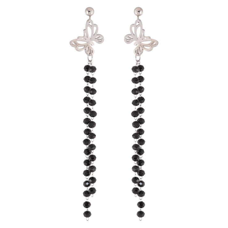 Серьги Xuping TTM Stainless Steel цвет Родий пусеты "Бабочки" фото №21 Серьги Xuping TTM Stainless Steel цвет Родий пусеты "Бабочки" фото №21