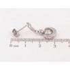 Серьги Xuping TTM Stainless Steel цвет Родий пусеты "Декоративные подвески с кристаллами" фото №2 Серьги Xuping TTM Stainless Steel цвет Родий пусеты "Декоративные подвески с кристаллами" фото №2