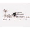 Серьги Xuping TTM Stainless Steel цвет Родий пусеты "Декоративные подвески" фото №2 Серьги Xuping TTM Stainless Steel цвет Родий пусеты "Декоративные подвески" фото №2