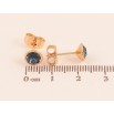 Серьги Xuping цвет 18K с кристаллами Swarovski пусеты "Кристаллы Montana" ø 7мм фото №2 Серьги Xuping цвет 18K с кристаллами Swarovski пусеты "Кристаллы Montana" ø 7мм фото №2